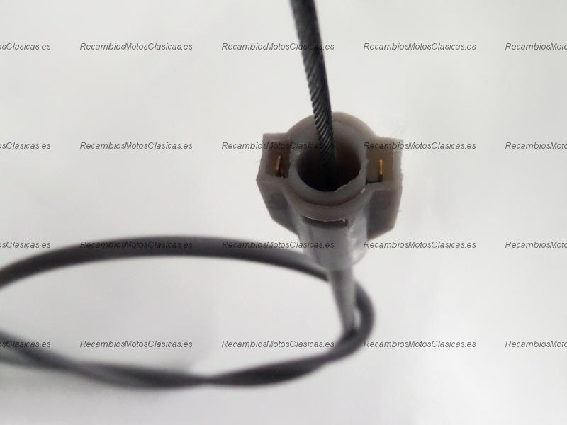 Foto 3 detallada de cable freno delantero completo con interruptor Vespa